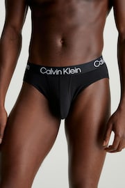 Calvin Klein Black Hipster Briefs 3 Pack - Image 2 of 4