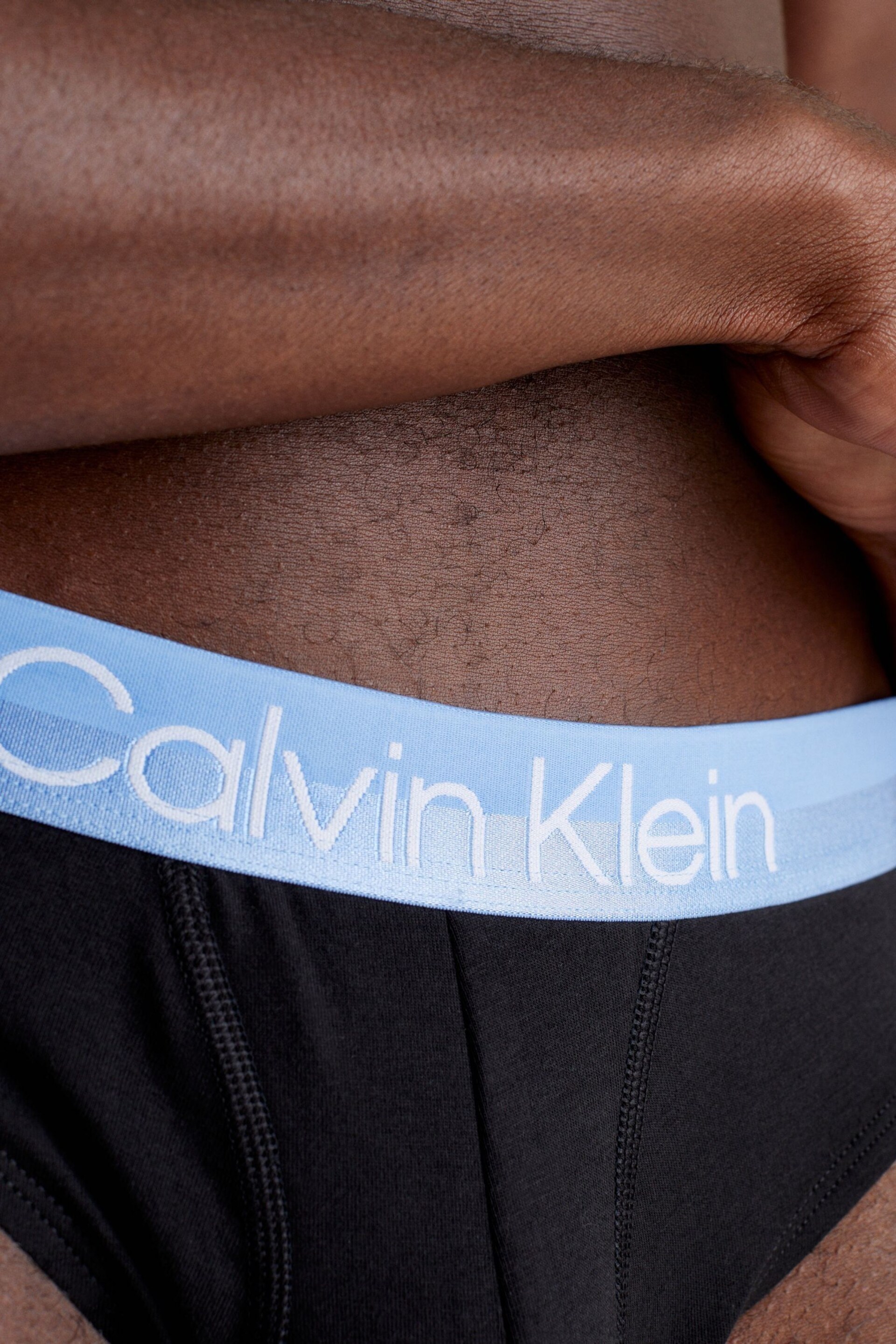 Calvin Klein Black Hipster Briefs 3 Pack - Image 4 of 4