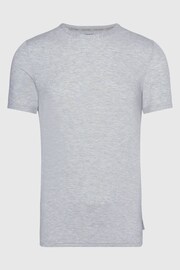 Calvin Klein Grey Plain Crew Neck T-Shirt - Image 4 of 4