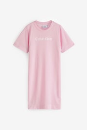 Calvin Klein Pink Slogan Nightdress - Image 1 of 1