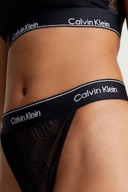 Calvin Klein Black String Thongs - Image 5 of 6