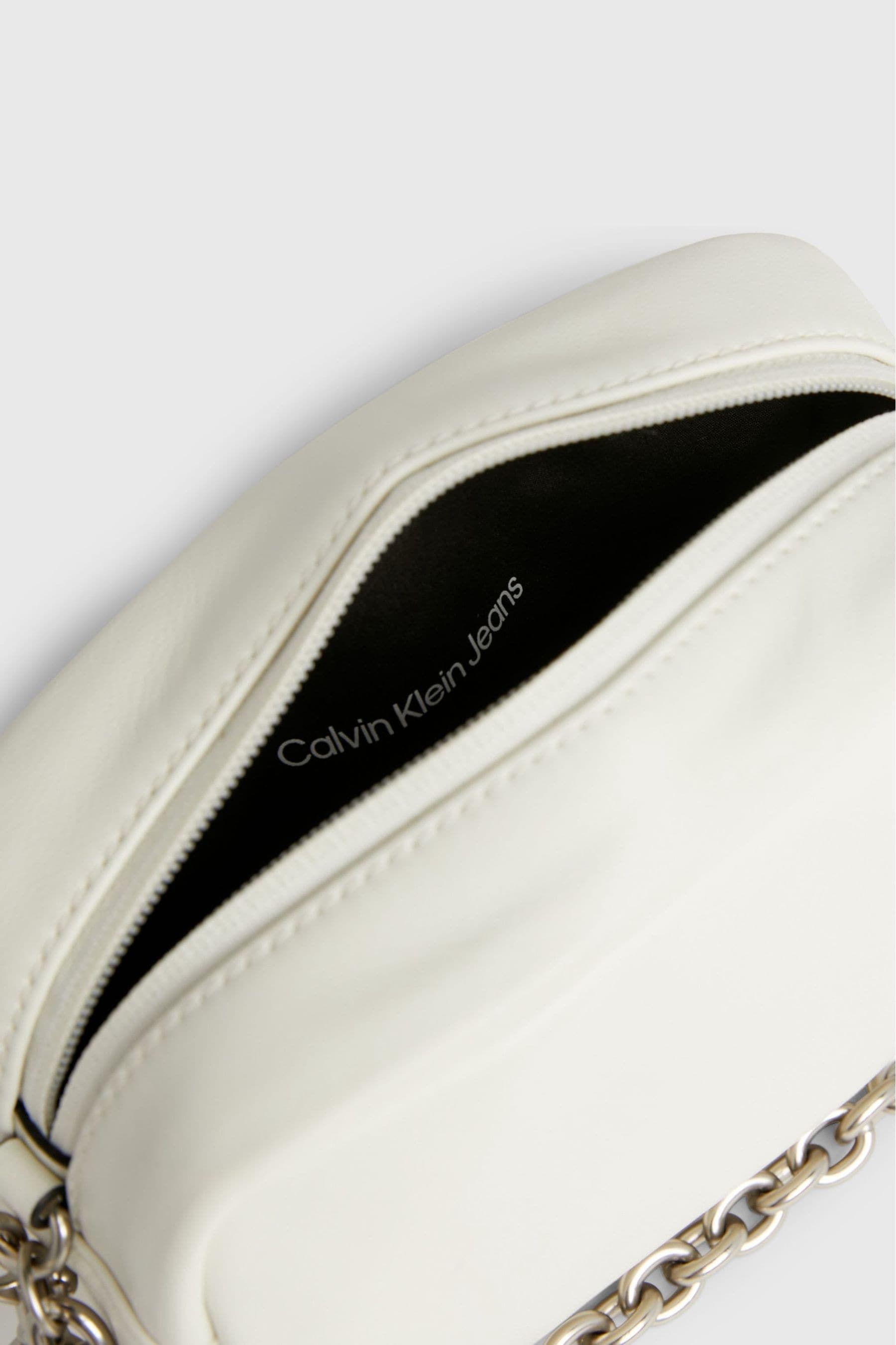 Calvin klein white crossbody bag sale