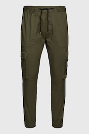 Calvin Klein Green Skinny Logo Cargo Trousers - Image 3 of 3