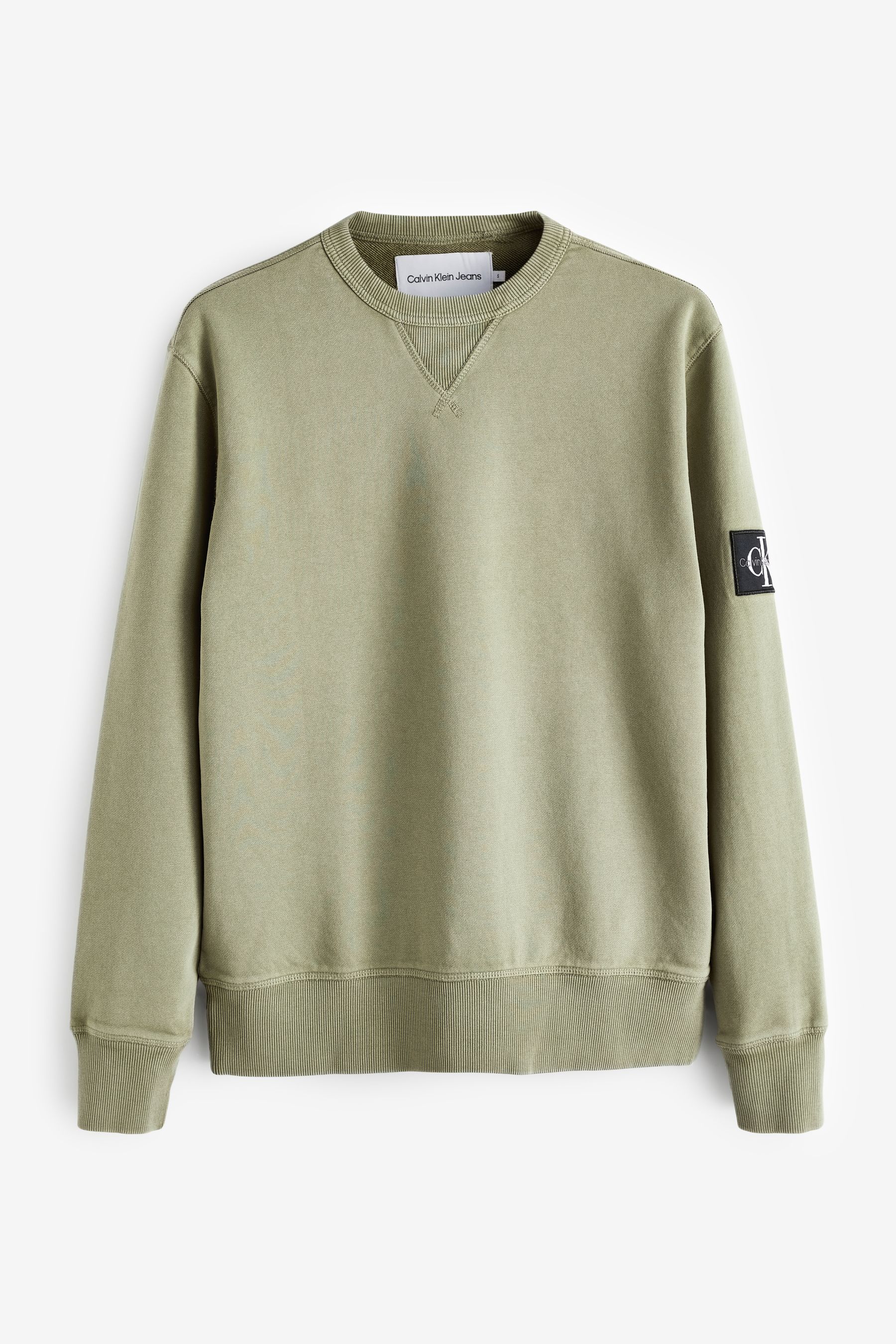 Calvin klein green jumper outlet