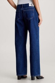 Calvin Klein Blue Low Rise Baggy Jeans - Image 2 of 5