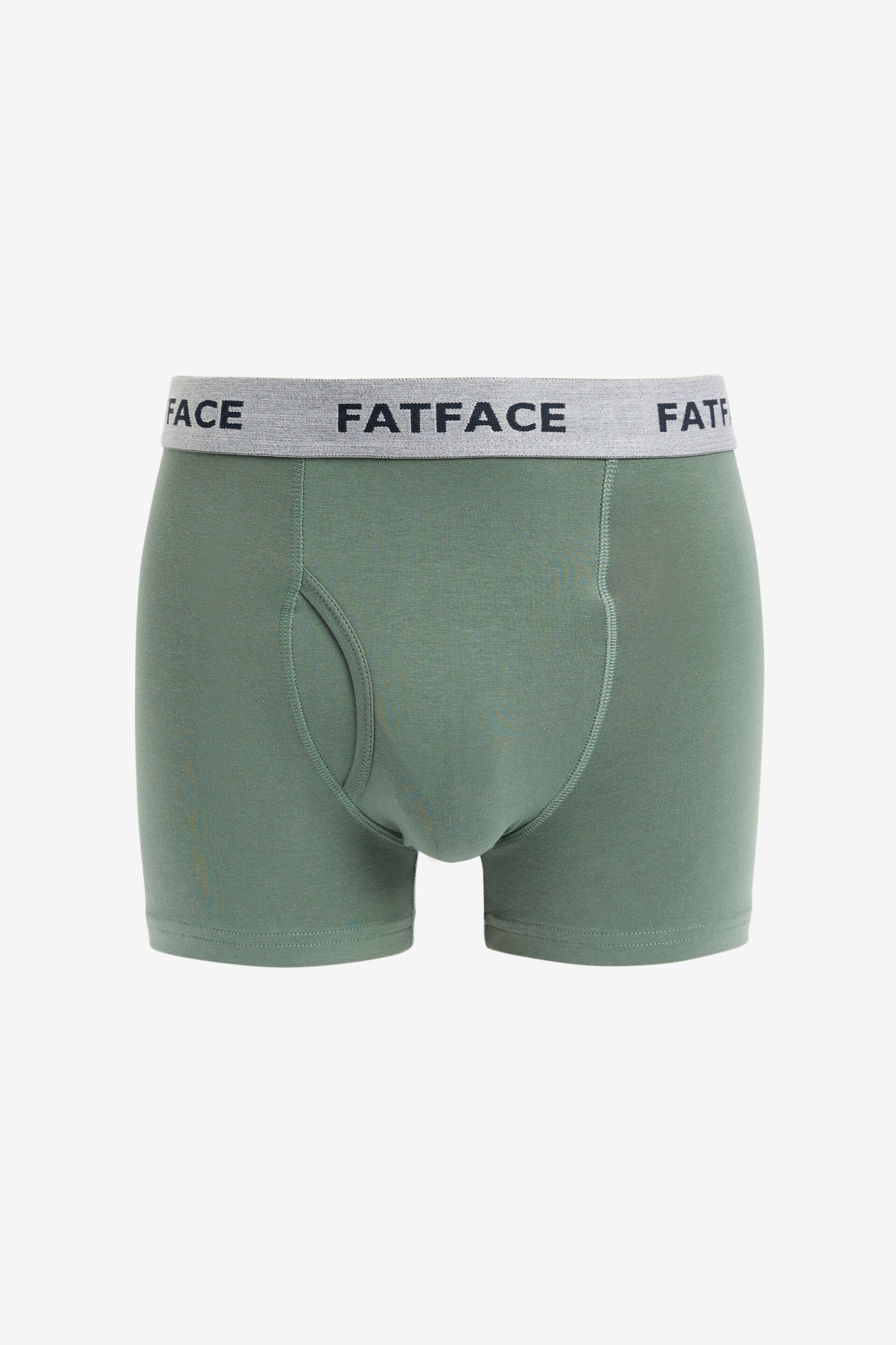 FatFace Multi Plain Boxers 2 Pack - Image 2 of 5