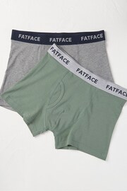 FatFace Multi Plain Boxers 2 Pack - Image 4 of 5