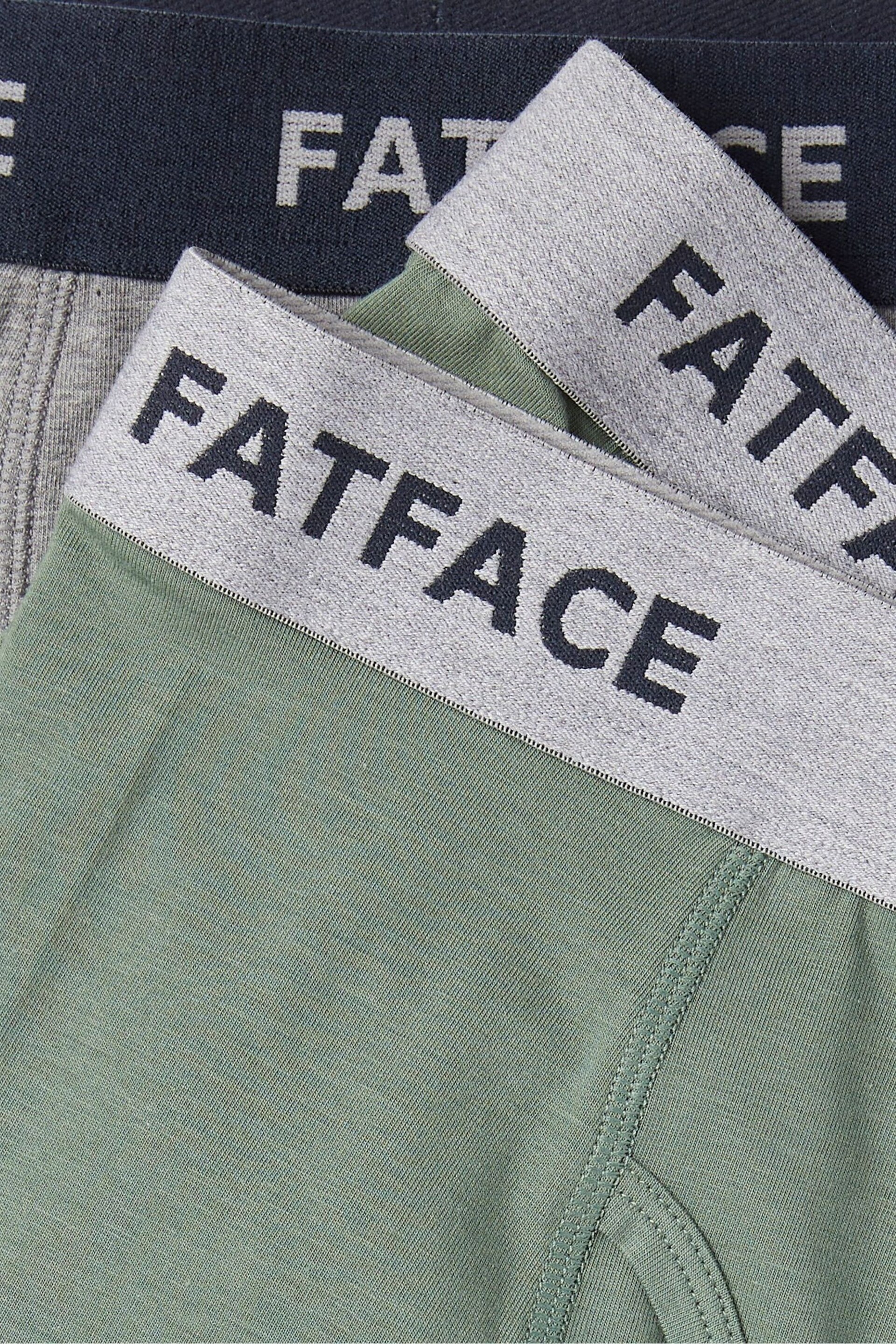 FatFace Multi Plain Boxers 2 Pack - Image 5 of 5