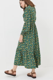 FatFace Green Spring Floral Maxi Dress - Image 2 of 4