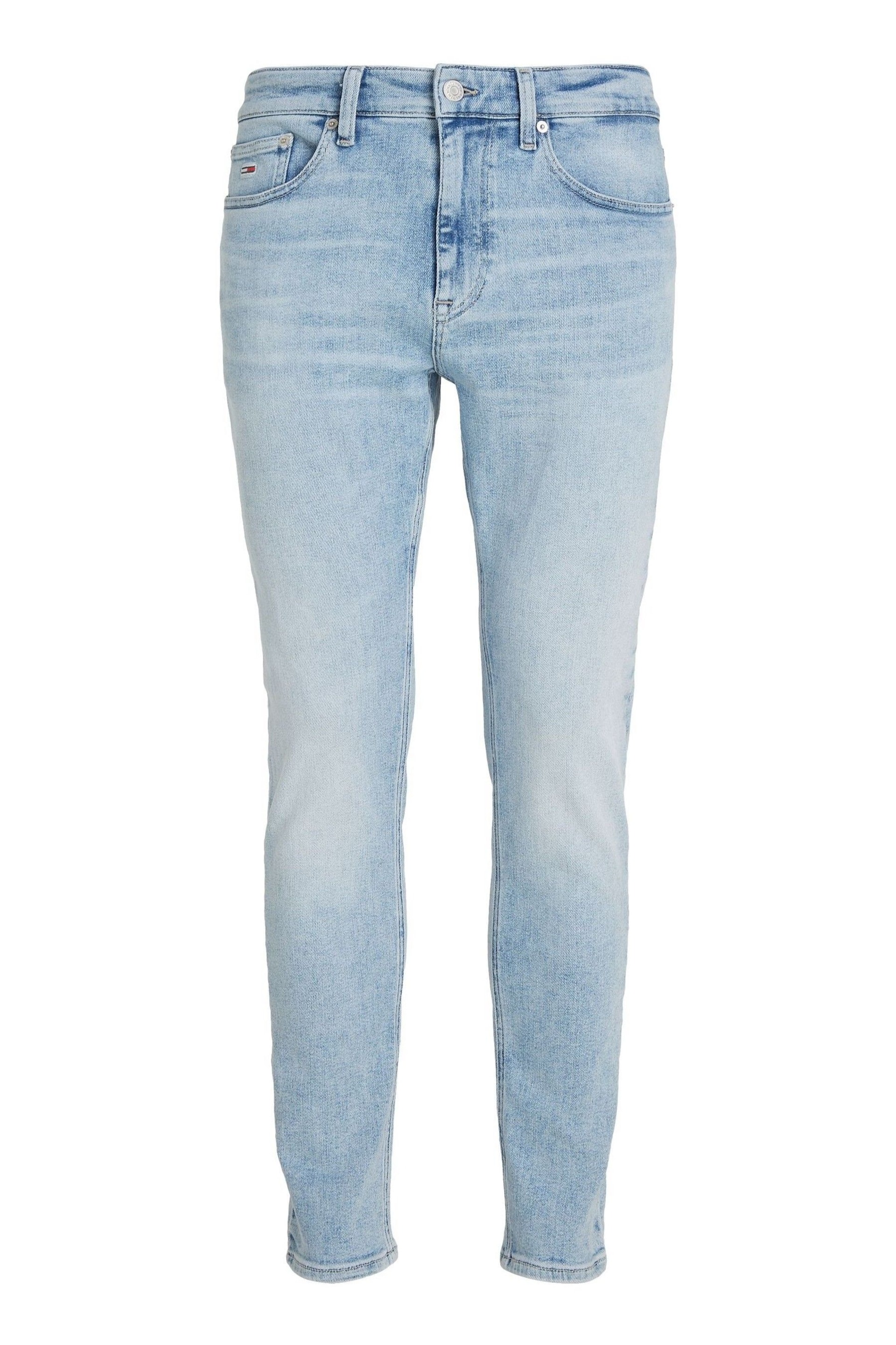 Tommy Jeans Blue Austin Slim Fit Jeans - Image 4 of 6