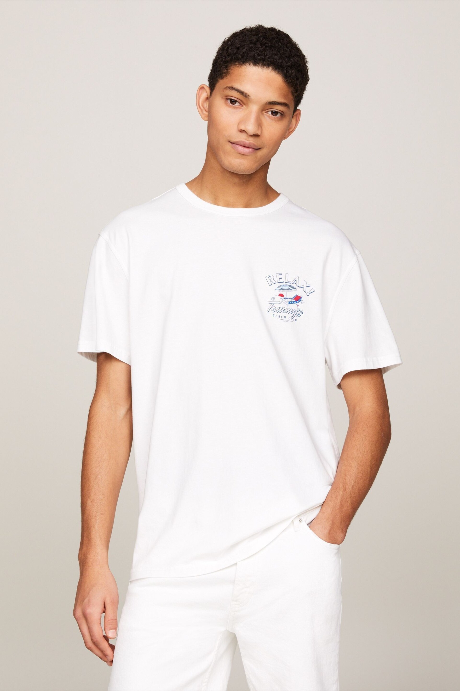 Tommy Jeans Novelty Graphic T-Shirt - Image 1 of 6
