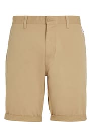 Tommy Jeans Cream Scanton Shorts - Image 4 of 6