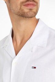 Tommy Jeans Linen Blend Camp Shirt - Image 3 of 6