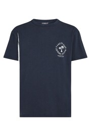 Tommy Jeans Blue Novelty Graphic T-Shirt - Image 4 of 6