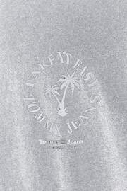 Tommy Jeans Blue Novelty Graphic T-Shirt - Image 6 of 6