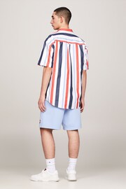 Tommy Jeans White Relaxed Stripe Shirt - Image 2 of 6