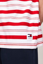 Tommy Jeans Red Stripe T-Shirt - Image 6 of 8