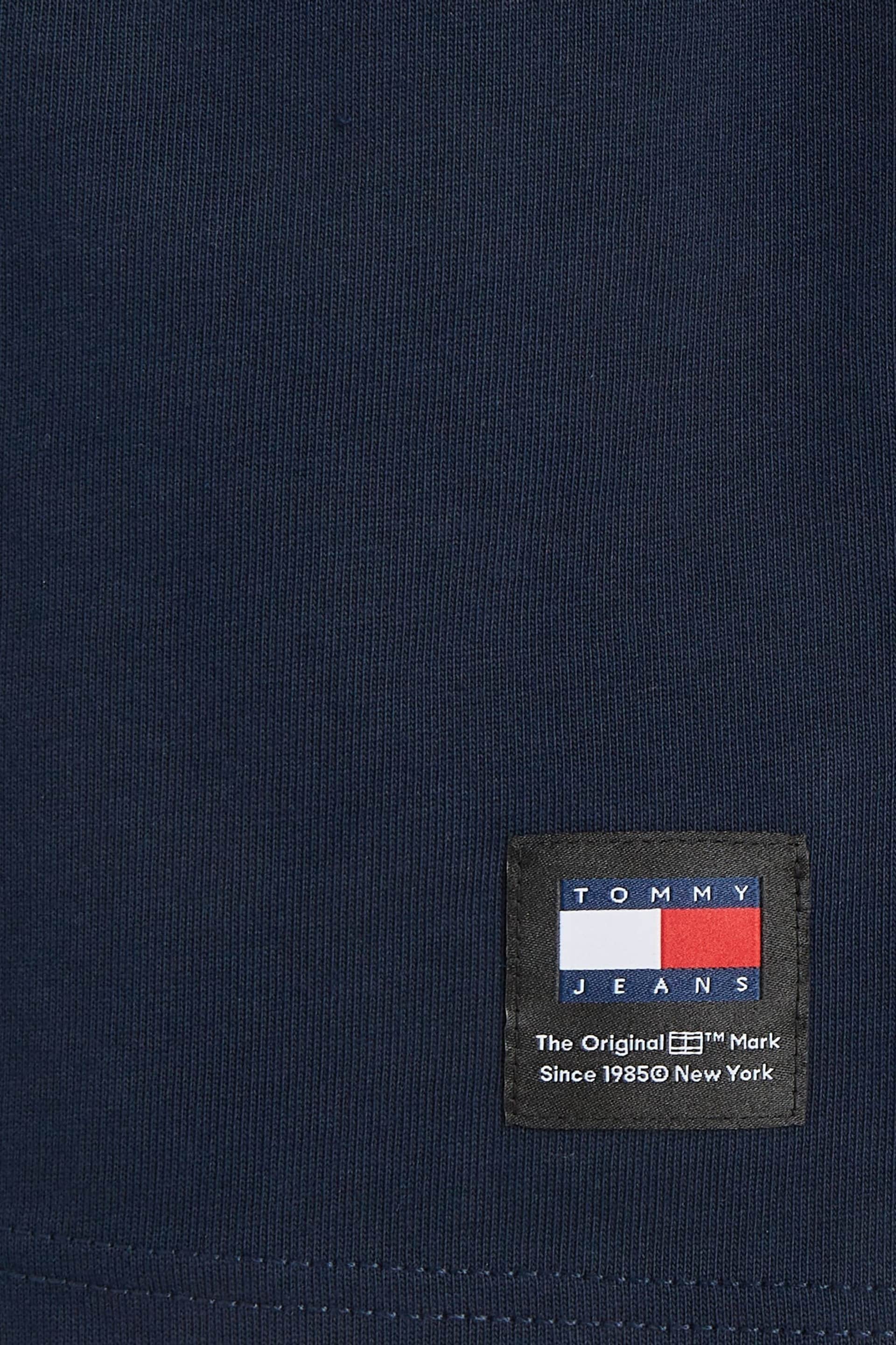 Tommy Jeans Blue Oversized Classic Rugby Shirt - Image 6 of 6