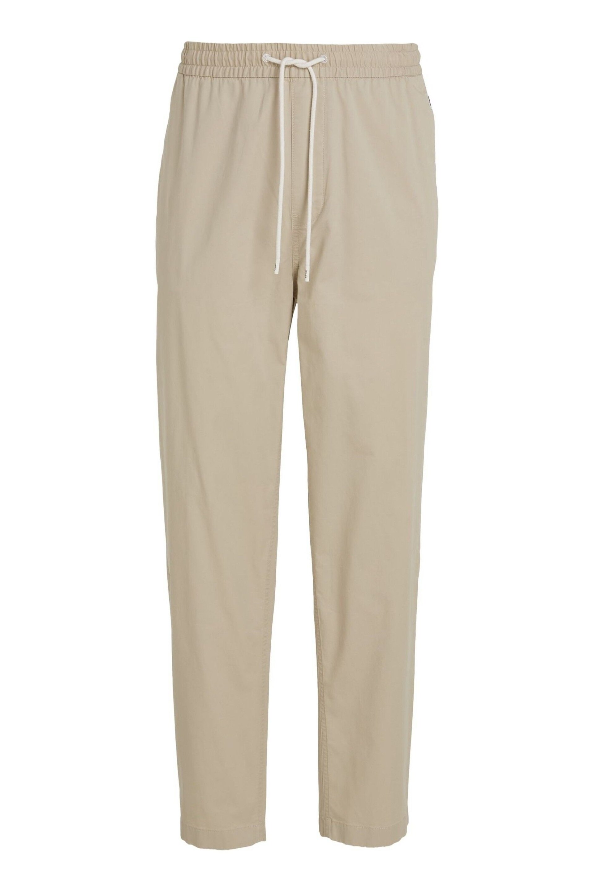 Tommy Jeans Cream Aiden Tapered Trousers - Image 4 of 6