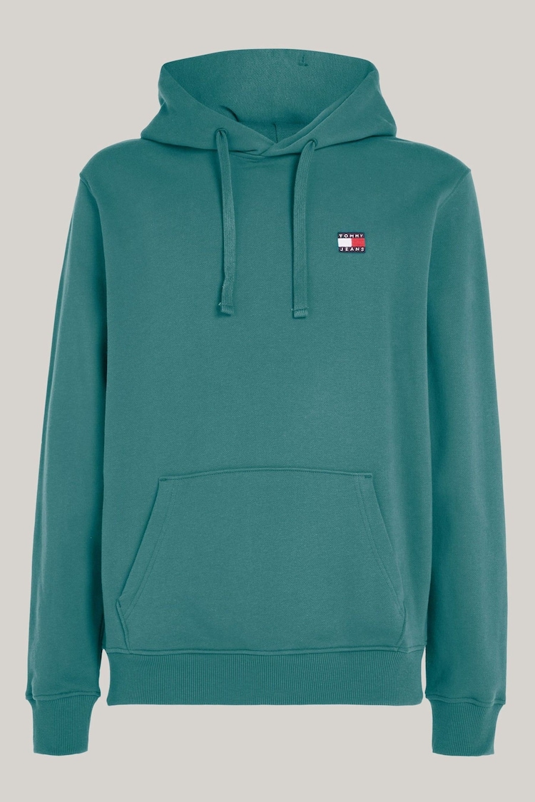 Tommy Jeans Green Badge Hoodie - Image 5 of 5