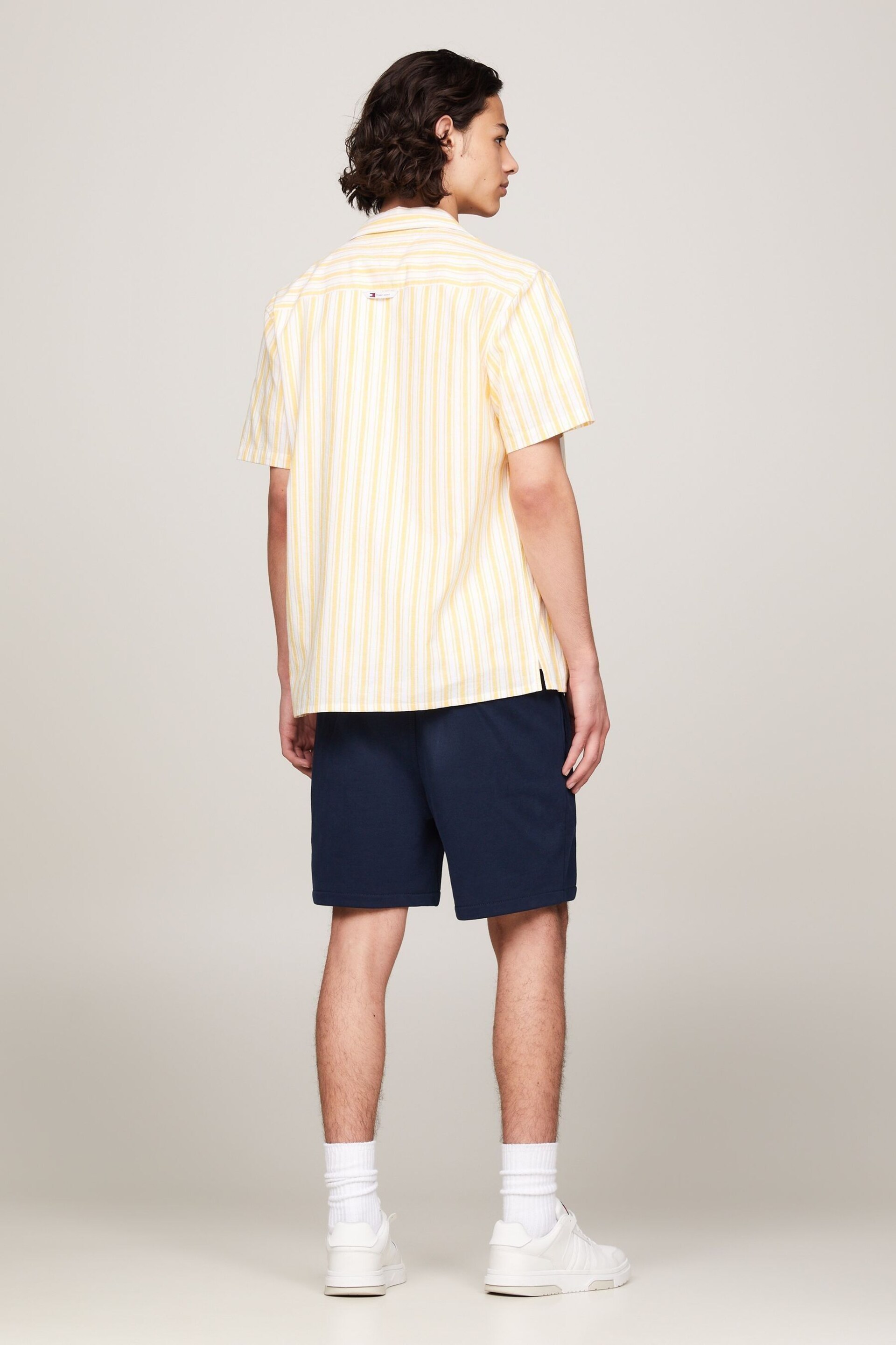 Tommy Jeans Stripe Linen Shirt - Image 2 of 6