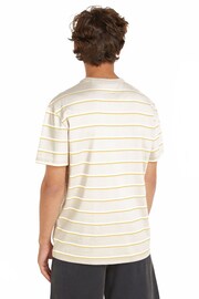 Tommy Jeans White Chrome Regular Stripe T-Shirt - Image 2 of 6