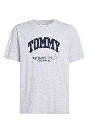Tommy Jeans Grey Athletic Club T-Shirt - Image 4 of 6