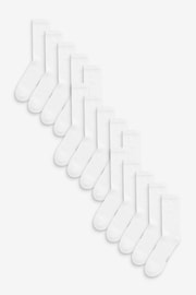 White Cushioned Sole Sport Socks 15 Pack - Image 1 of 3