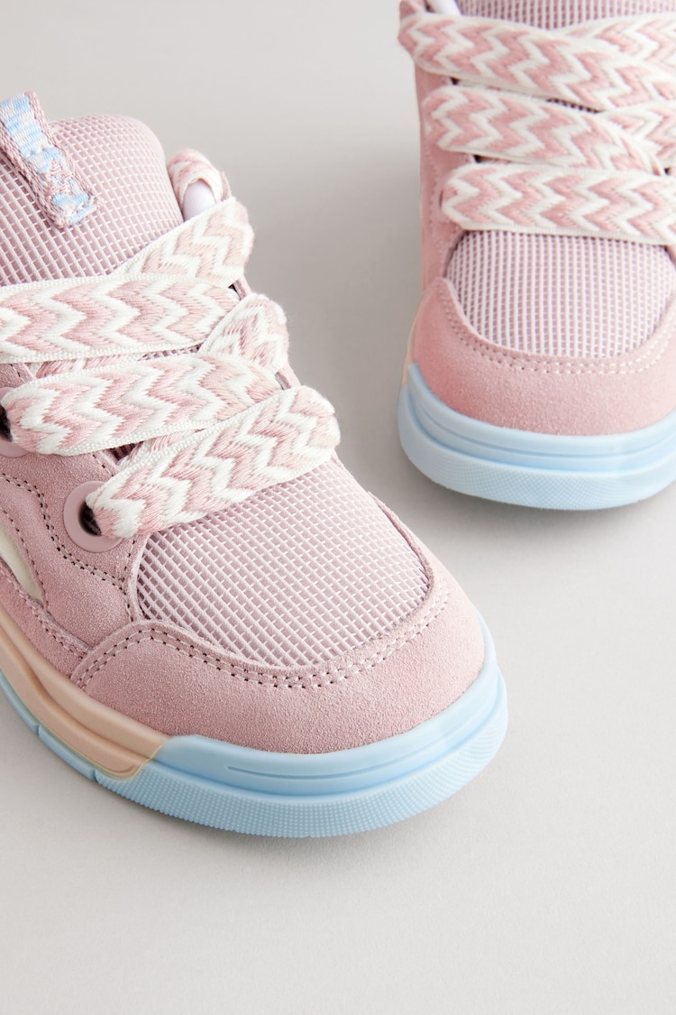 Pink Skate Trainers - Image 5 of 5