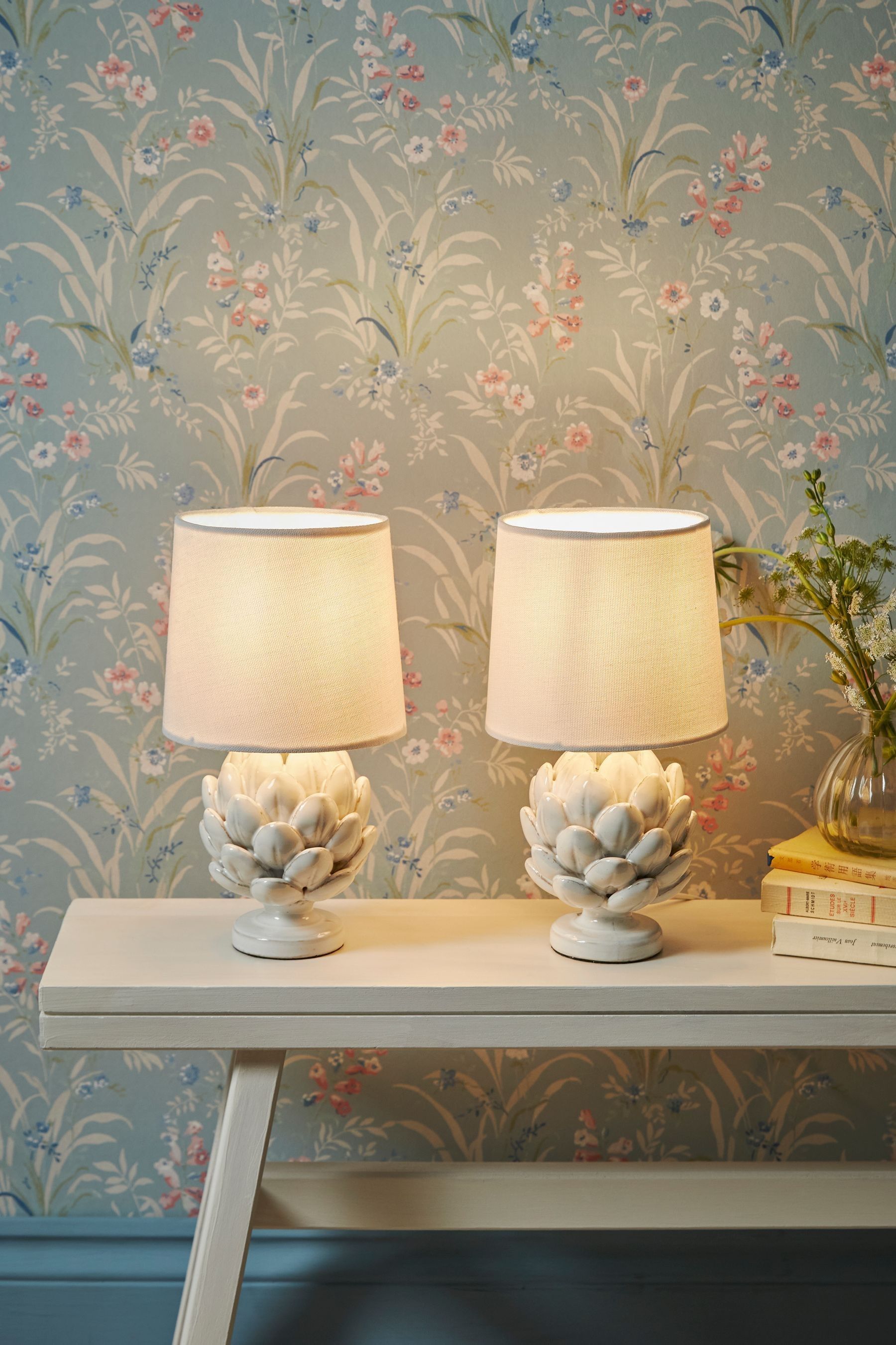 Laura ashley artichoke lamp on sale