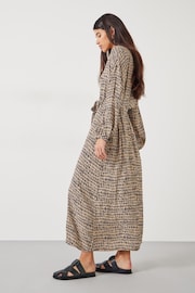 Hush Grey Camila Printed Midi Dress - Image 3 of 5