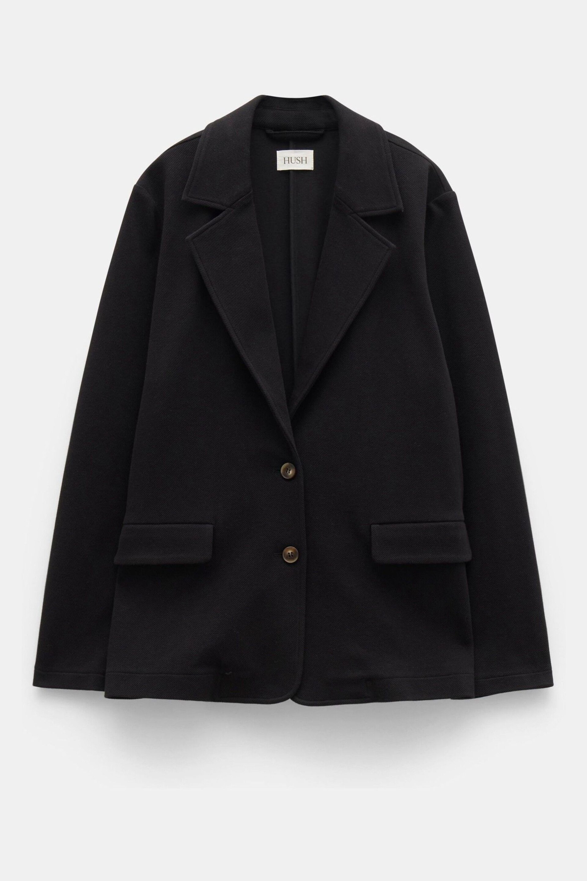 Hush Black Maddison Relaxed Jersey Blazer - Image 5 of 5