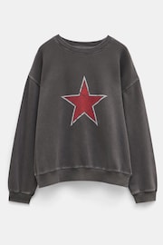 Hush Grey Seona Star Sweatshirt - Image 5 of 5