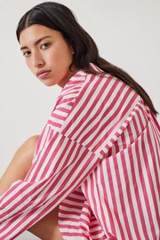 Hush White Oversized Emerson Striped Nightshirt - Image 4 of 5