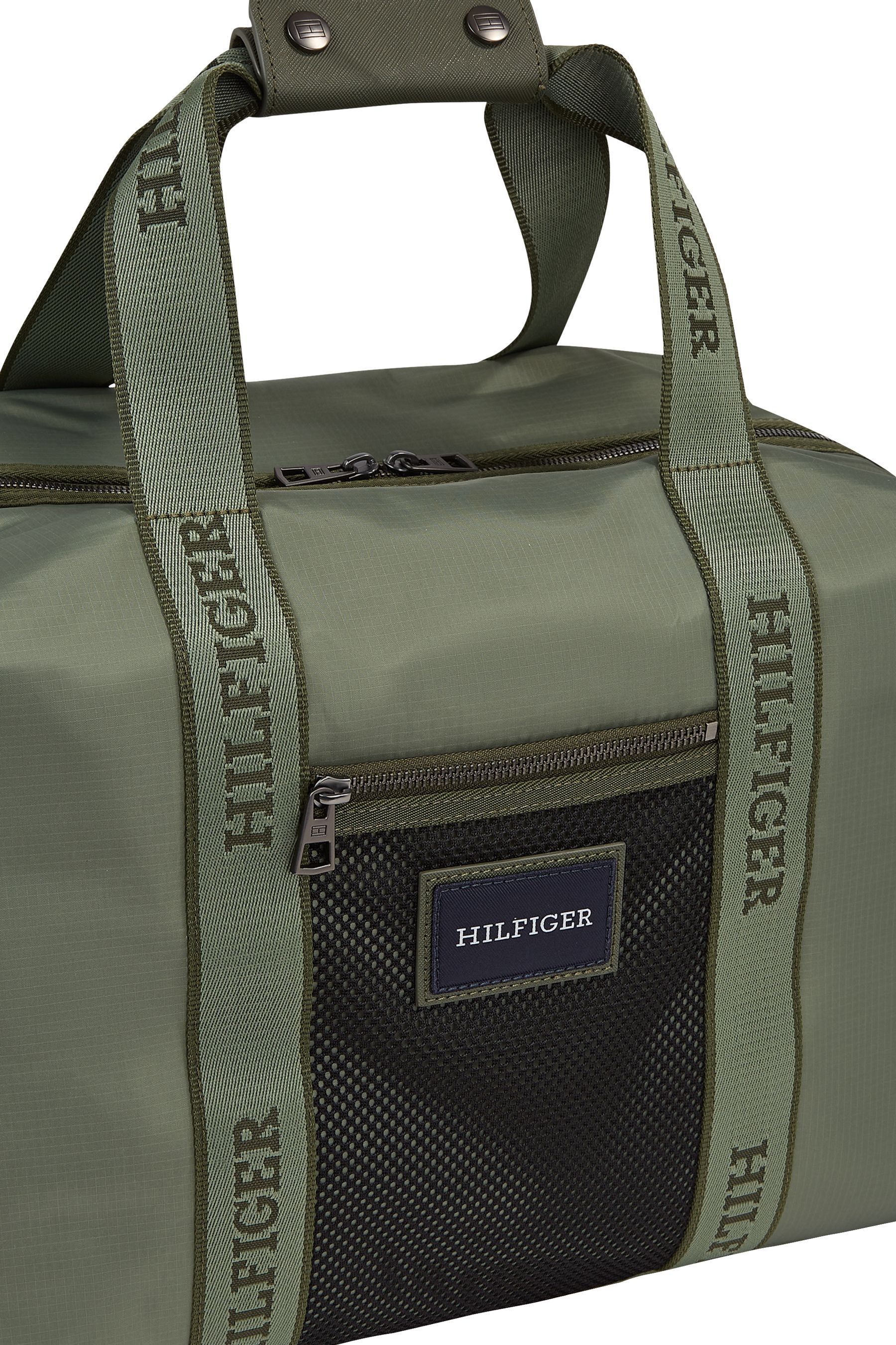 Tommy Hilfiger Summer Recycled Nylon Blend Duffle Bag Green