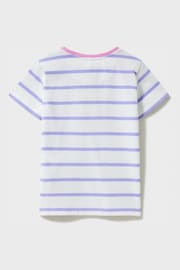 Crew Clothing Seahorse Sequin and Stripe 100% Cotton T-Shirt - Image 2 of 3