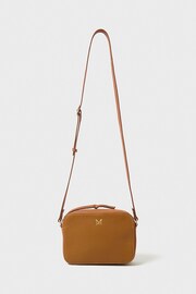 Crew Clothing Company Leather Cross-Body Brown Bag - Image 3 of 5