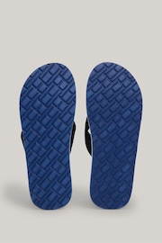 Tommy Hilfiger Blue Sporty Hilfiger Beach Sandals - Image 5 of 6