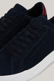 Tommy Hilfiger Blue Court Suede Sneakers - Image 5 of 5