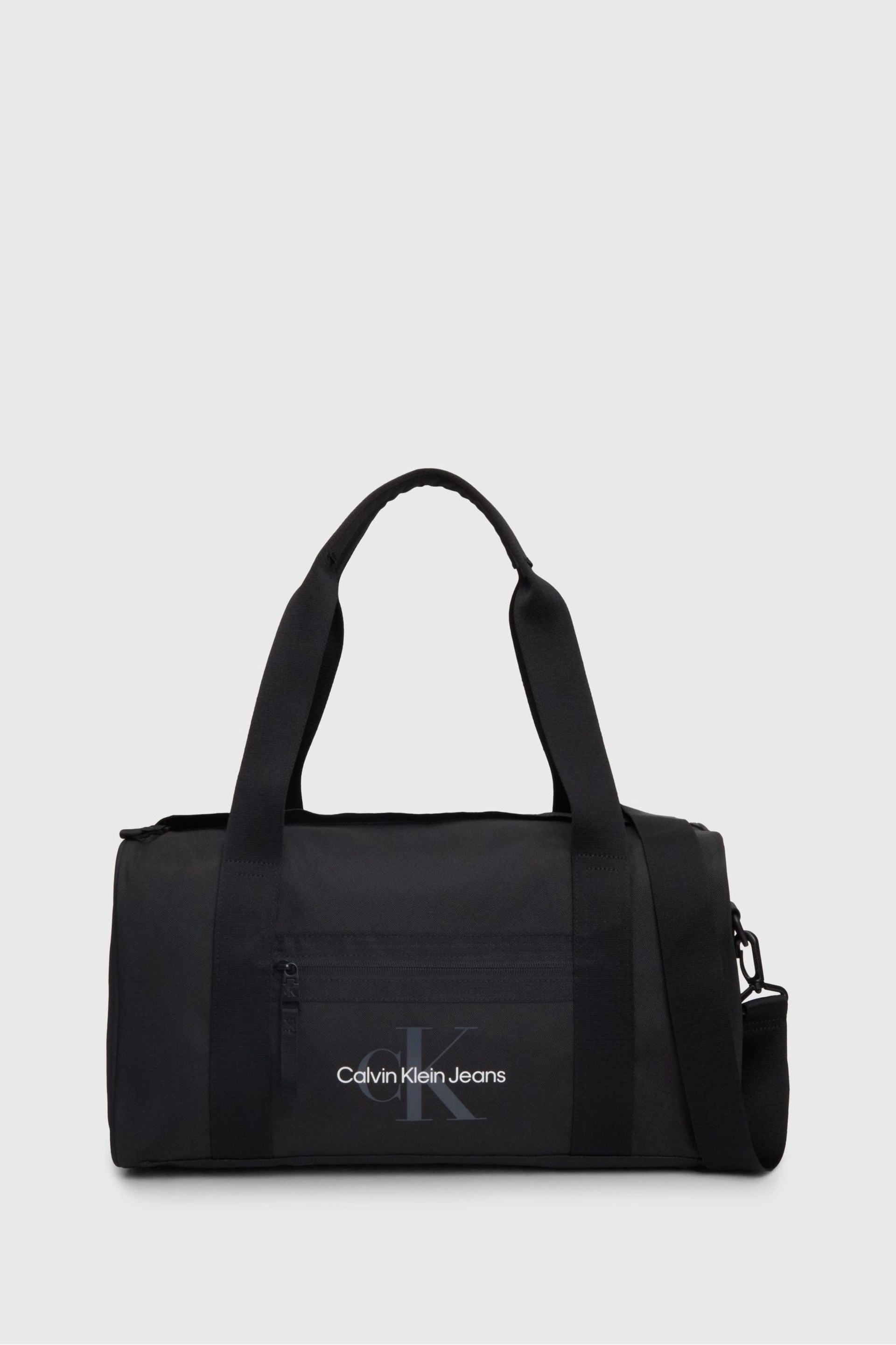 Calvin Klein Black Sport Logo Essentials Duffle Bag - Image 2 of 5