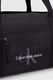 Calvin Klein Black Sport Logo Essentials Duffle Bag - Image 4 of 5