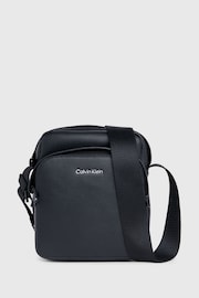 Calvin Klein Black Logo Messenger Bag - Image 3 of 7
