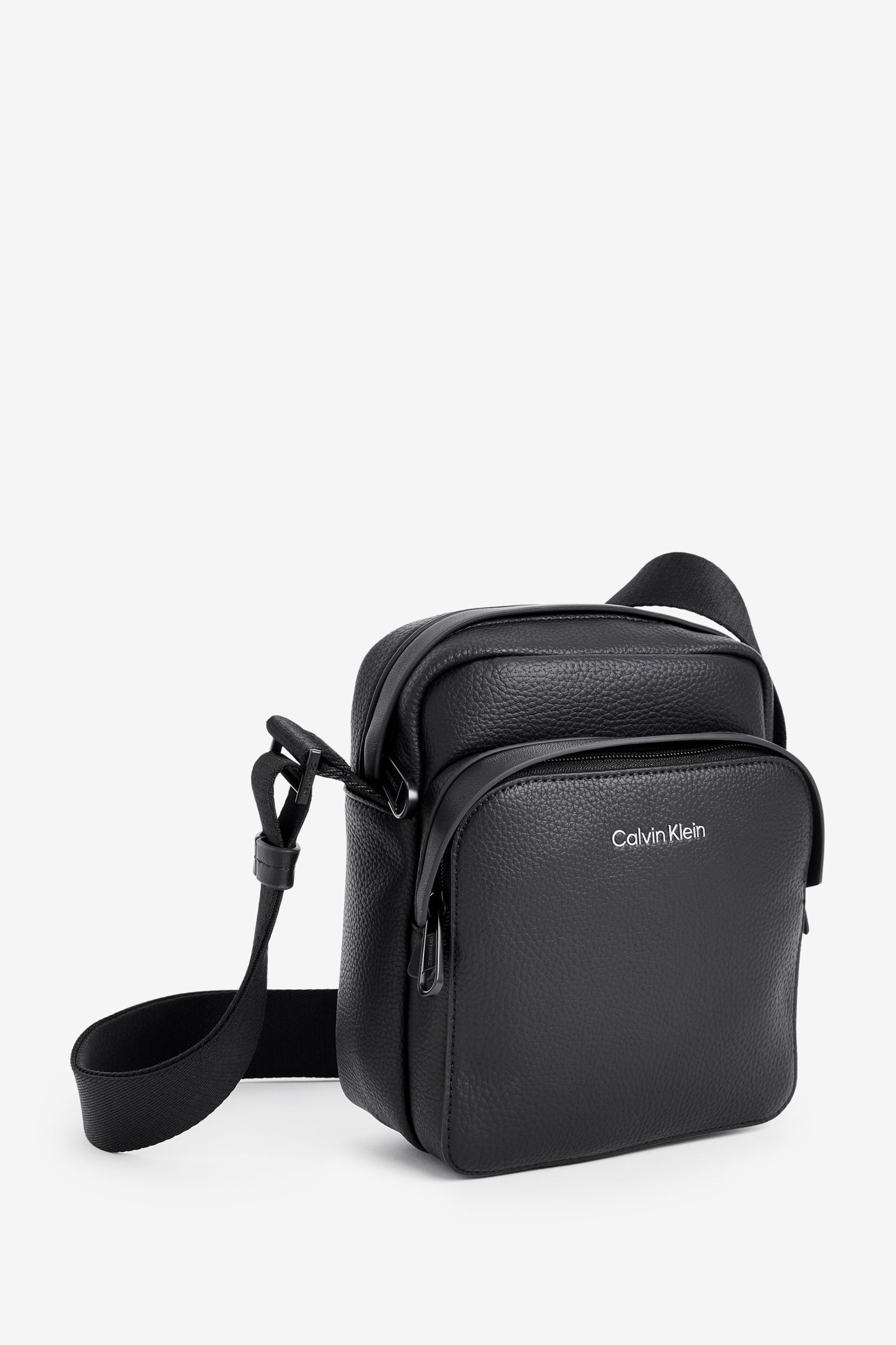 Calvin Klein Black Logo Messenger Bag - Image 5 of 7