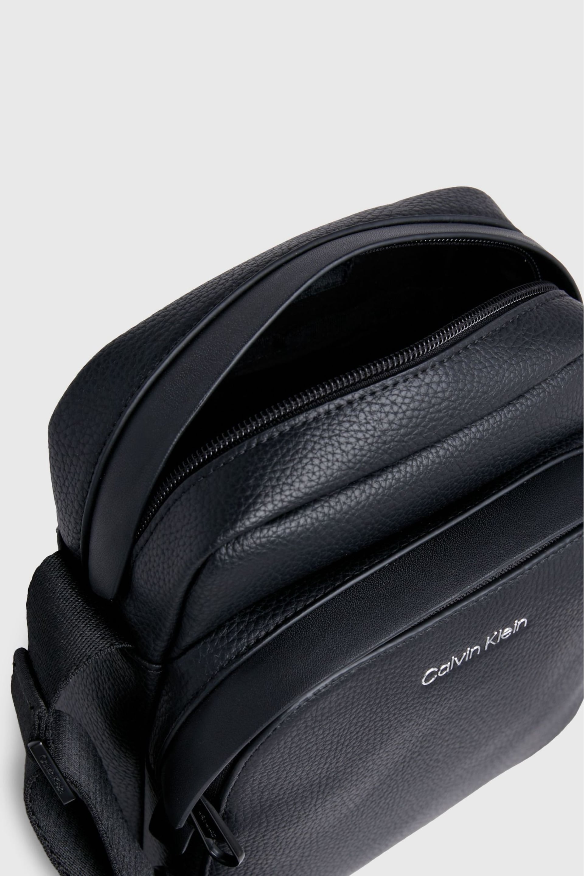Calvin Klein Black Logo Messenger Bag - Image 6 of 7