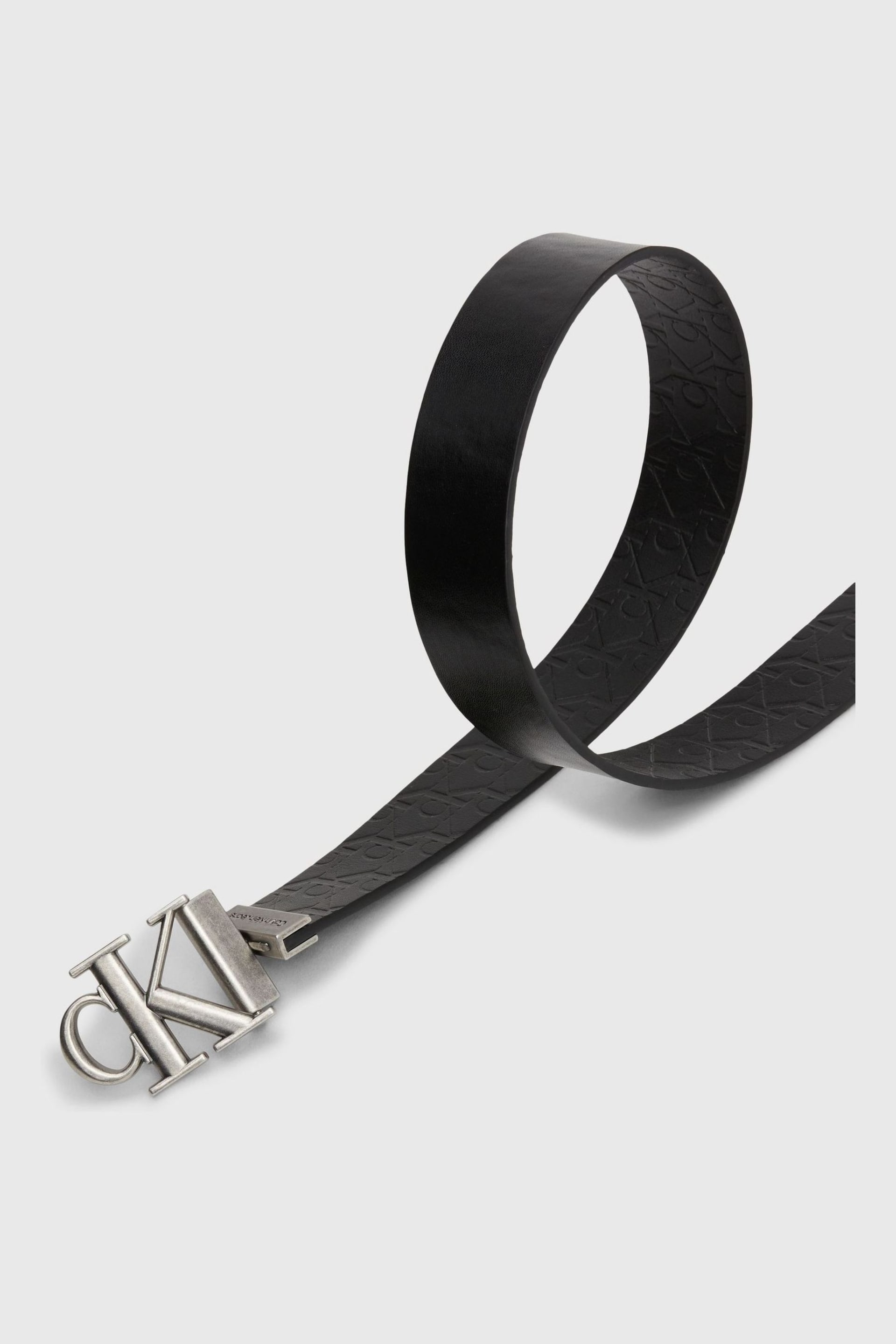 Calvin Klein Black Logo Belt - Image 2 of 4