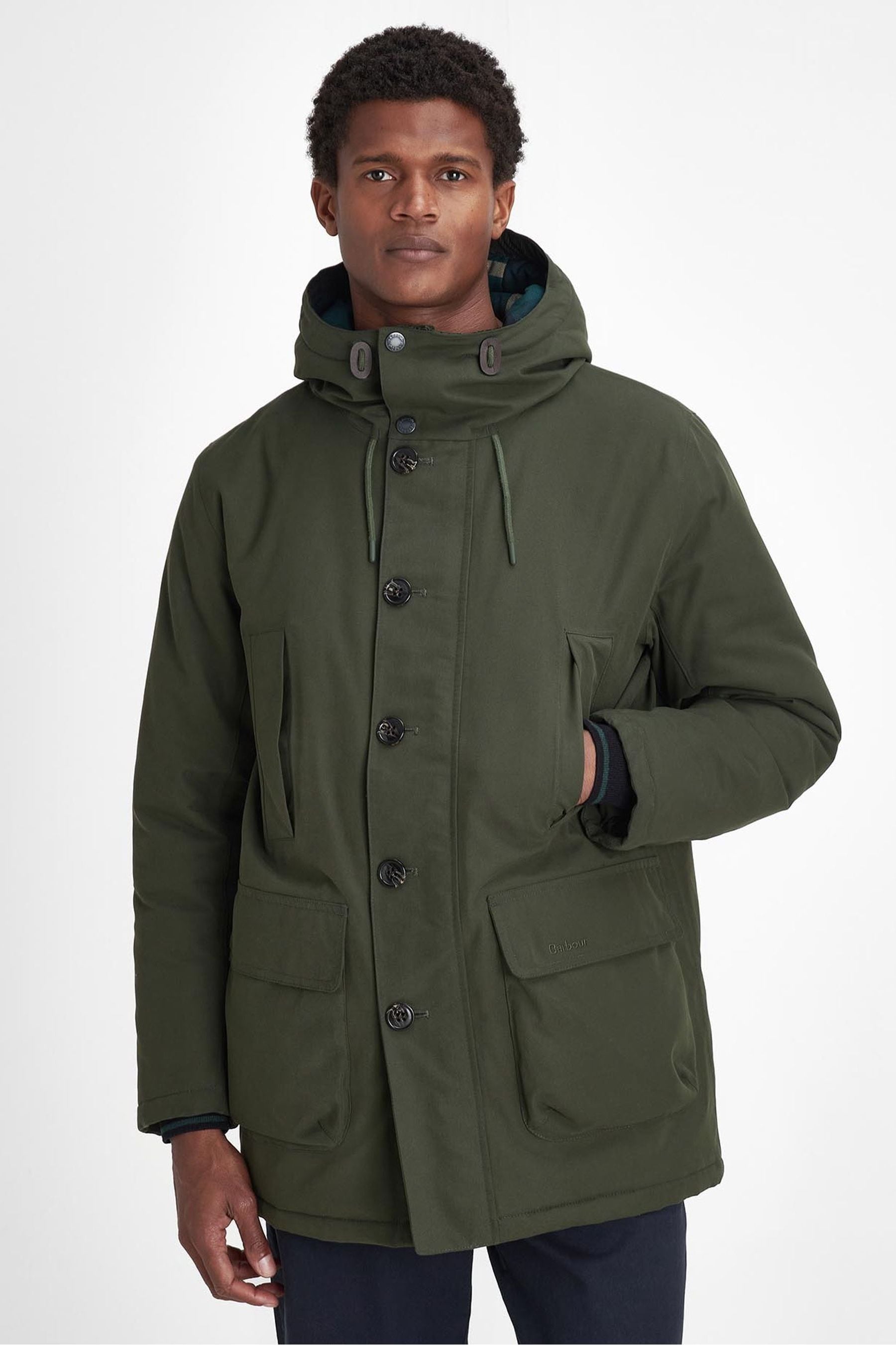 Green parka waterproof 2025
