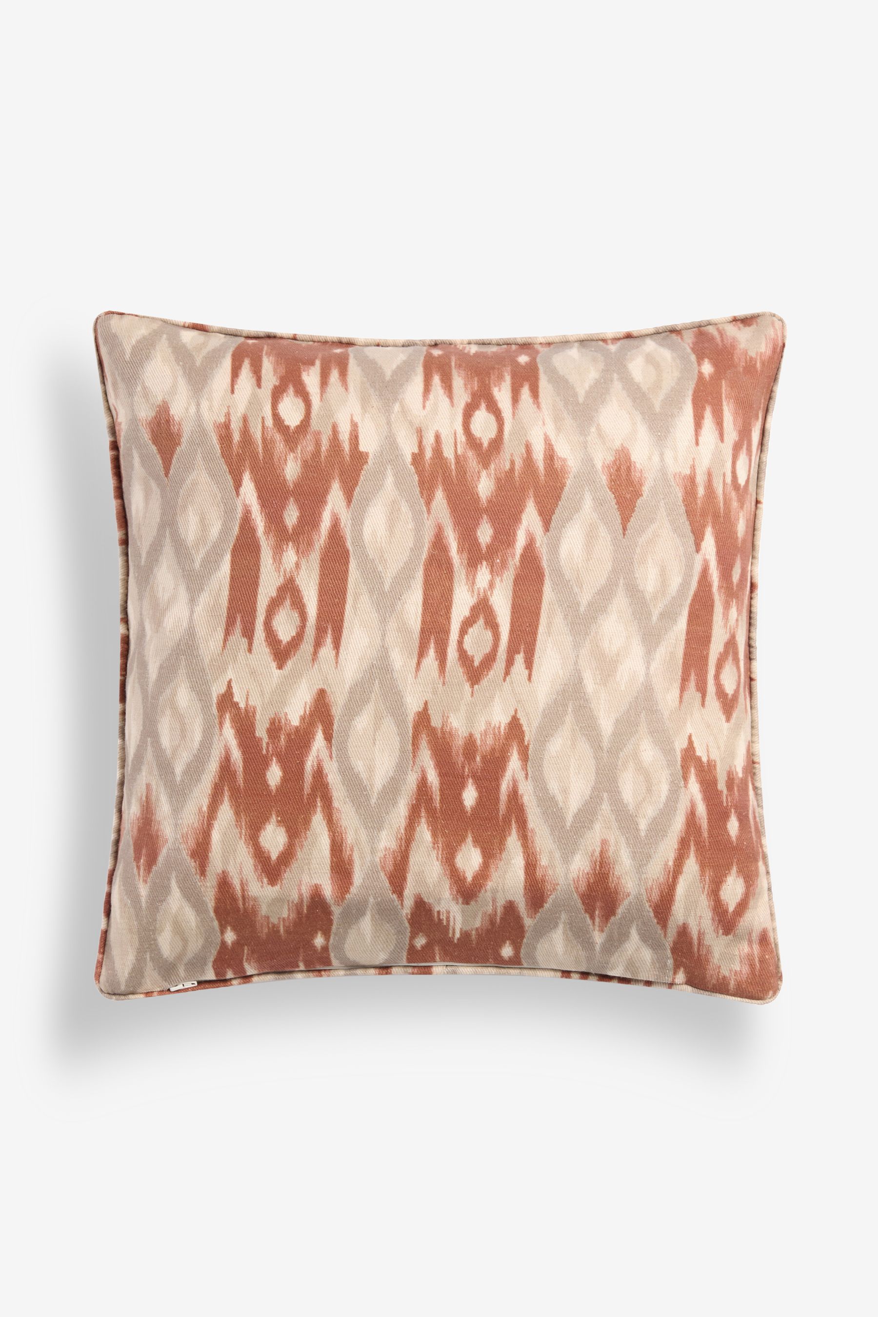 Orange ikat pillow online