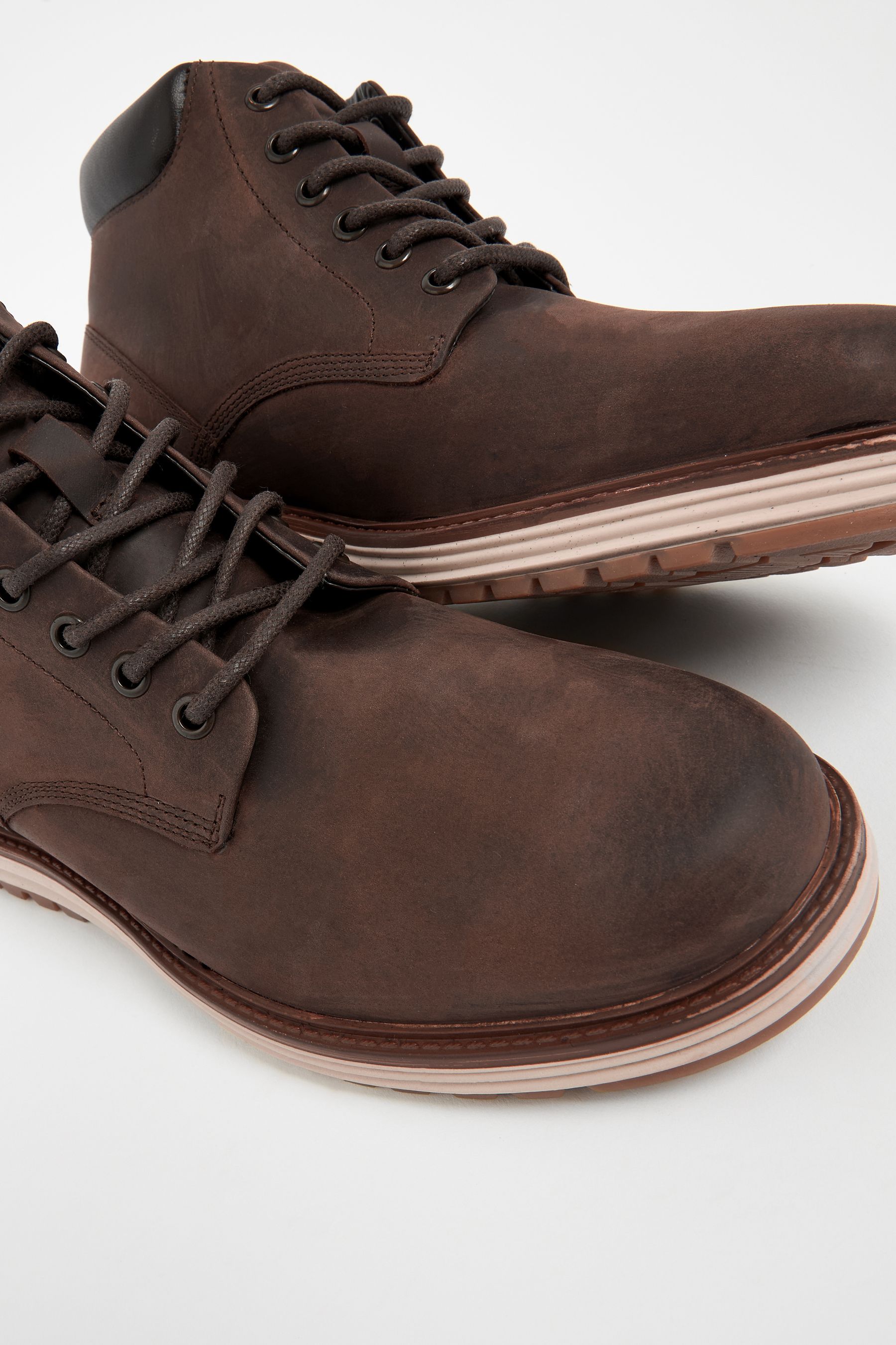 Buy Brown Leather Sports Boots from the Next UK online shop