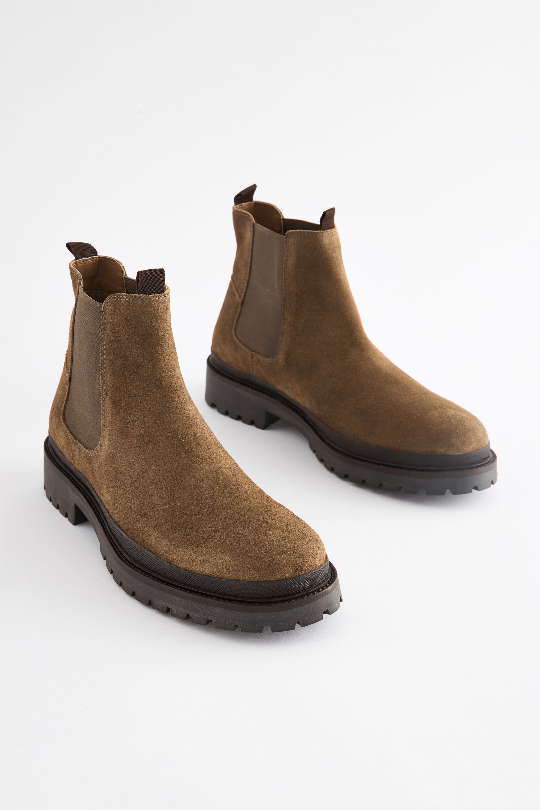 Buy Stone Cleated Chelsea Boots from Next Germany