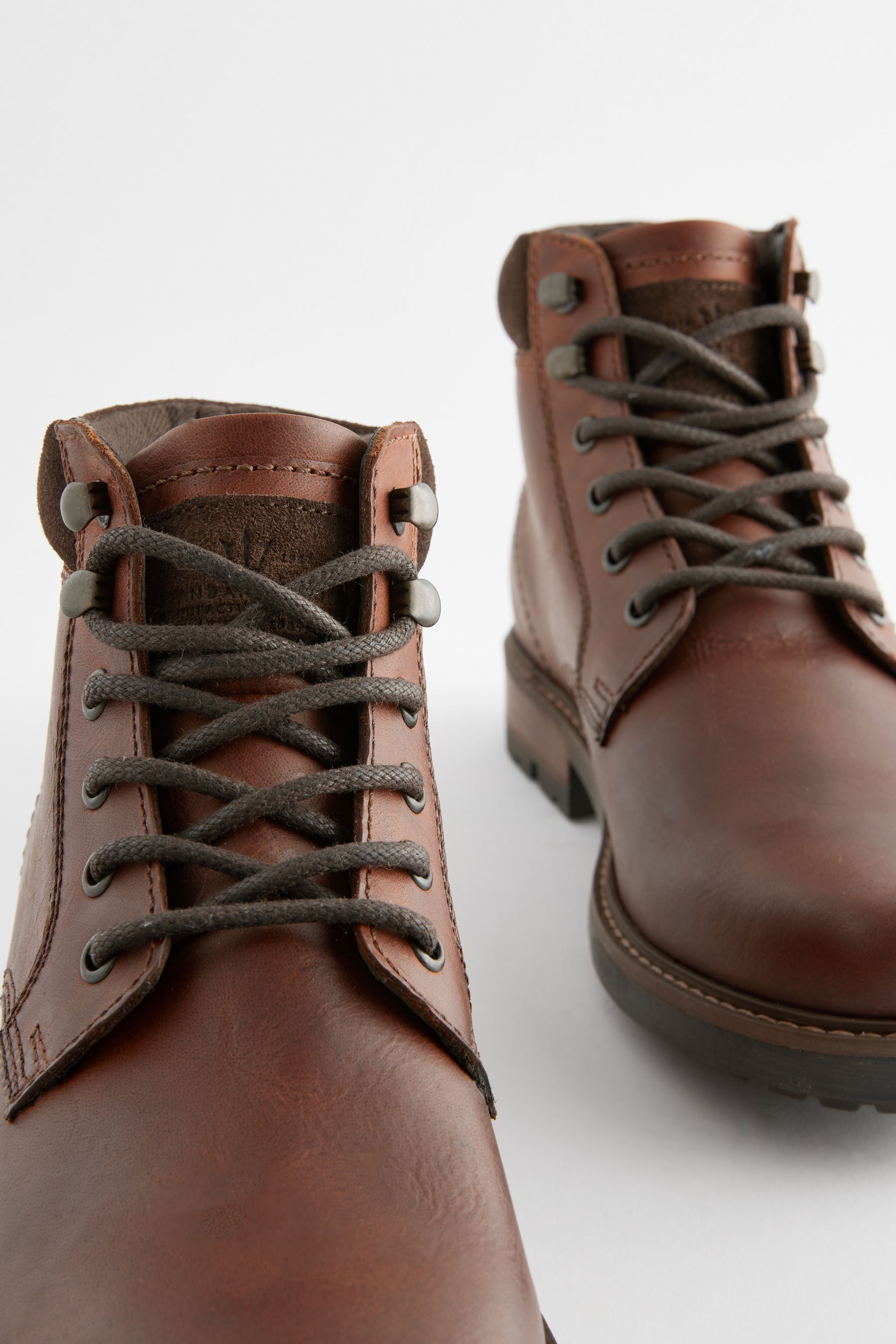 Buy Tan Brown Leather Boots from Next Luxembourg